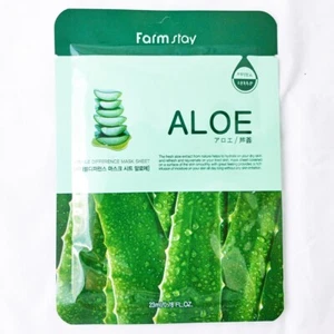Paquete de sábanas de máscara facial cosmética para granja aloe K-Belleza - Imagen 1 de 6