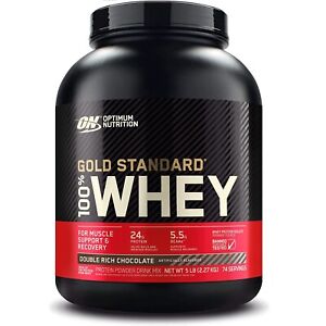 Optimum Nutrition Gold Standard 100% Whey Protein Powder Choose Flavor 5 Pound