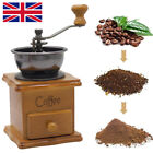 Coffee Hand Grinder Manual regulated Ceramic Core wood vintage style gift