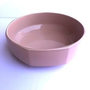 Modernist Daniel Hechter Paris Modern Dinning Peach Serving Bowl - Picture 1 of 10