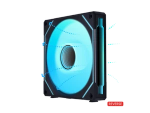 LIAN LI UNI FAN SL INFINITY 140 RESERVED RGB BLACK - 14RSLIN1B (No controller in - Picture 1 of 7