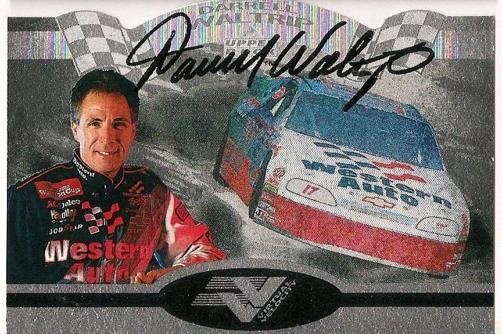 Darrell Waltrip 1996 UPPER DECK VIRTUAL VELOCITY RARE signed card  - Image 1 of 1