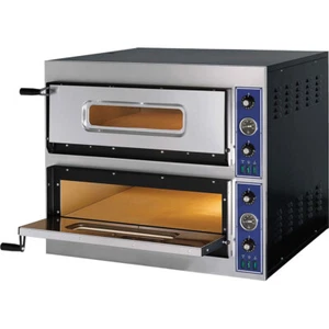 Gastro Pizzaofen Backofen 2 Kammer Pizzabackofen elektrisch 14 kW 900x1080x750mm - Bild 1 von 1