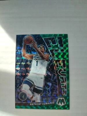 2022-23 Mosaic #5 Anthony Edwards  Elevate Green Prizm (JGA) - Image 1 of 2