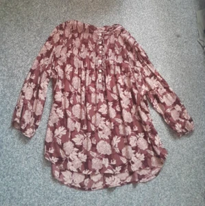 NEXTđBLOUSE TOP, BODICE LOOSE 'N' FLARED + FLARED ELBOW LENGTH SLEEVESâSIZE 20 - Picture 1 of 8