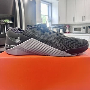 Men's Nike Metcon 5 Shoes Black Gunsmoke CrossFit Size 14 AQ1189 001 NEW W/ BOX! - Picture 1 of 17