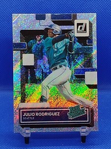 🔥2022 Panini Donruss Baseball. JULIO RODRIGUEZ. Rated Prospect. Silver Speckle.