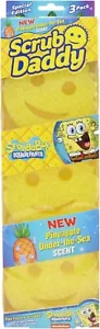 NIP Scrub Daddy, Pineapple Under The Sea Scented Spongebob Scrubber - (3) - Picture 1 of 4
