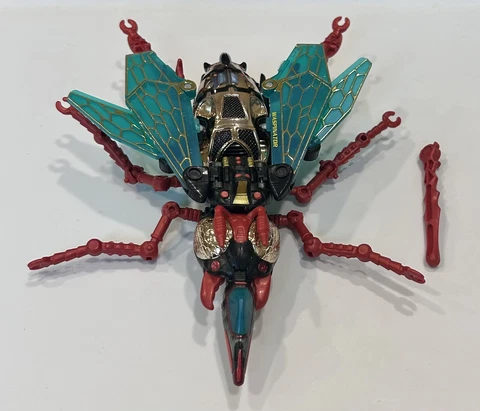 Transformers Beast Wars Waspinator Transmetals 1998 - COMPLETE (120) Cover
