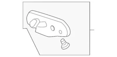 Conjunto de espejo retrovisor interior genuino GM 2009-2014 Chevrolet Buick 22915244 Foto 1 de 2