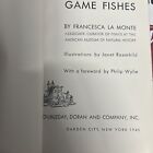 1945 jeu nord-américain livre de poissons vintage