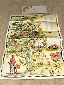 1950 CARTOGRAFÍA MAPA DE LAS COLINAS NEGRAS - Dean Nauman Artist - Imagen 1 de 14