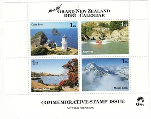 New Zealand - Grand New Zealand 1993 Calendar m/s - Picture 1 of 1