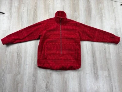Mens vintage fleece jacket Mammut Size S Color Red - Image 1 of 4