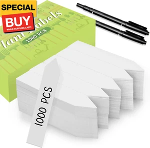 1000 PCS Plastic Plant Labels for Seeding Plant Tags for Outdoor Garden, Waterpr - Picture 1 of 7