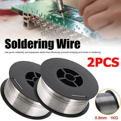 Gasless Welding Wire MIG 0.8mm 1KG Flux Cored No Gas Self Shielded E71T-GS UK • 17.90£