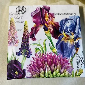 20 servilletas de almuerzo de papel Michel Design Works - Deborah’s Garden - Imagen 1 de 2