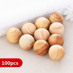 100x Cedar Mothballs Natural Scented Insect Repellent Safe Effective Clothes VIC