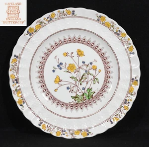 Spode Buttercup Luncheon Plate 8 3/4" Old Mark - Picture 1 of 5