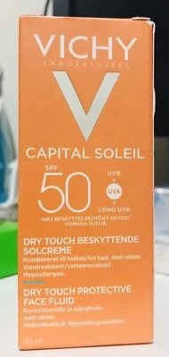 Vichy Capital Soleil  Dry Touch Protective Face Fluid SPF50 - 50ml - Image 1 of 2