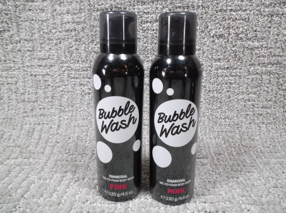 Lote de 2 Victoria's Secret ROSA lavado de burbujas gel a espuma gel corporal 4,6 oz Foto 1 de 1