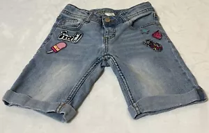 Total Girl Shorts  Blue Size 8 - Picture 1 of 5