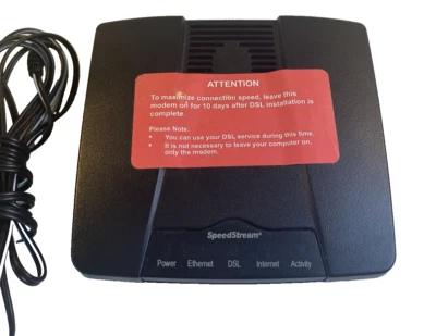 Siemens SpeedStream 4100 Ethernet ADSL Modem with AC Power Supply - Image 1 of 4