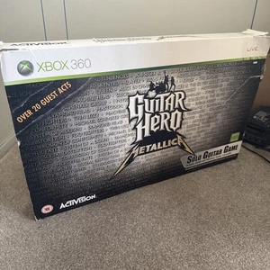 Guitar Hero Metallica Wireless Controller & Game Xbox 360 Sealed - Picture 1 of 24