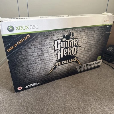 Guitar Hero Metallica Wireless Controller & Game Xbox 360 Sealed - Image 1 of 4