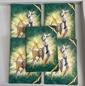 Pokemon TCG Collectible 2022 Spring Collection Arceus Notebook 5 Stück Brandneu - Bild 1 von 12