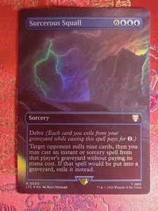 FOIL EXTENDED Sorcerous Squall Lord of The Rings Tales of Middle Earth MTG Magic - Bild 1 von 1