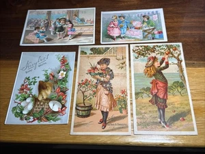 5- HUYLER’S COCOA & CHOCOLATE Trade Card-Tea Party/Misc- NY.    U366 - Picture 1 of 5