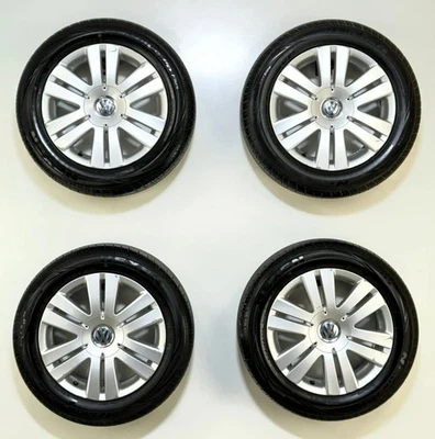Original VW Passat 3C 16 Zoll Sommerräder 3C0601025B Silber 205/55R16 91H Nexen - Bild 1 von 4