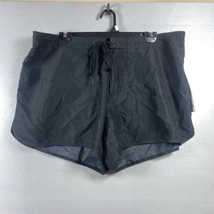Catalina Damen XL 16-18 schwarz Badeshorts Badeanzughose mit Krawatte Poly neu mit Etikett - Bild 1 von 5