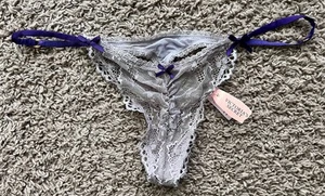 NWT Victoria’s Secret Vintage Very Sexy V-string Thong Panty Size L RARE - Picture 1 of 5
