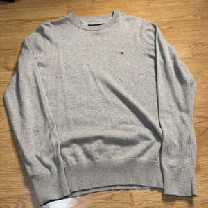 Tommy Hilfiger Signature Solid Flag Knitted Crewneck Pullover Sweater Small - Picture 1 of 5