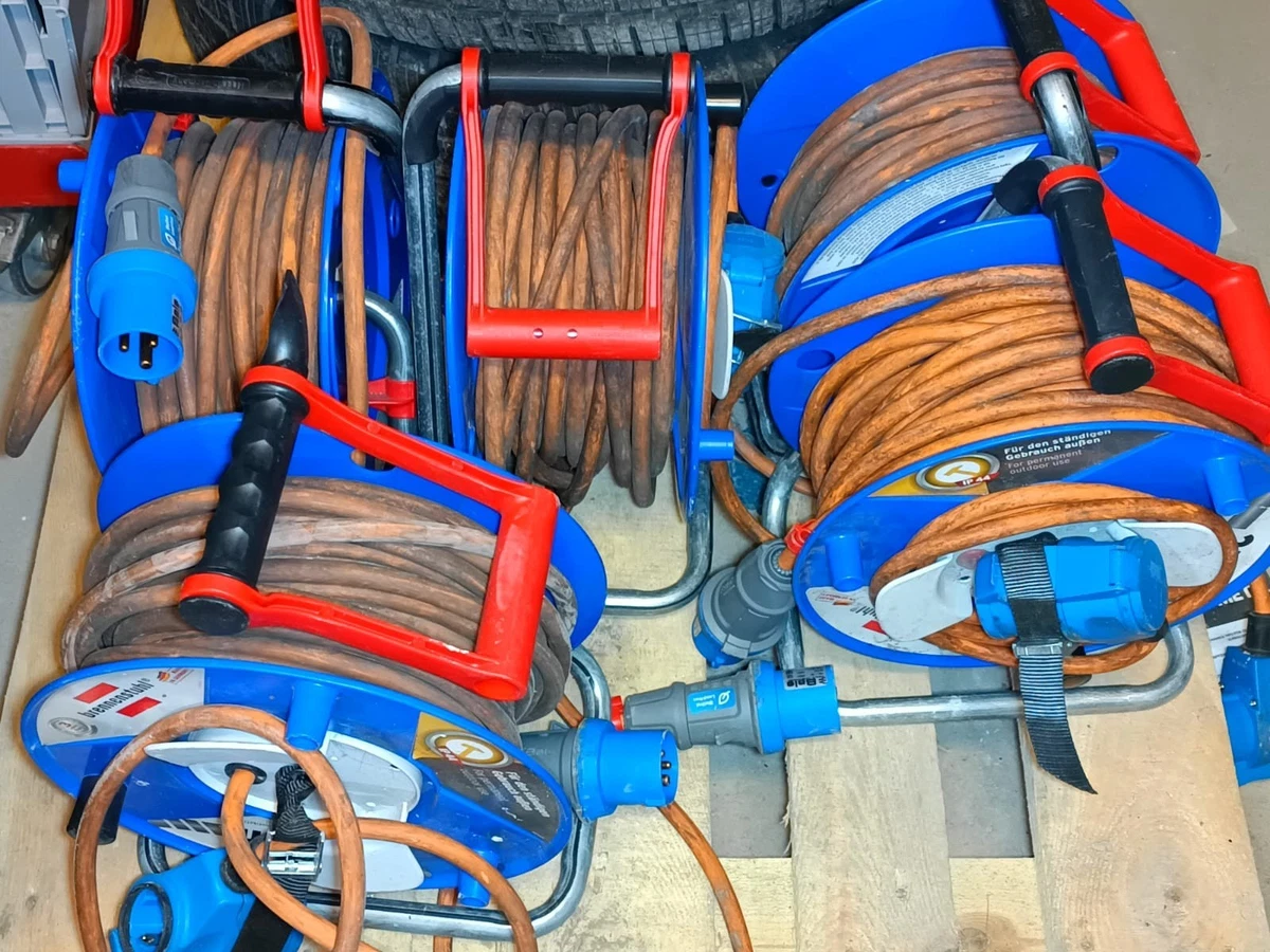 BSD Kabeltrommel 25 M Mit 4 Steckdosen & Überhitzungsschutz – Ideal Für Garten & Baustelle