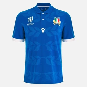 RUGBY ITALY - COTTON SHIRT HOME MM - MACRON - RWC 2023 - Picture 1 of 3