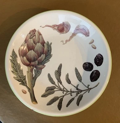 Williams Sonoma Alcachofa Verdura 9.5" Cerámica Plato de Pasta Tazón para Servir *Defecto Foto 1 de 4