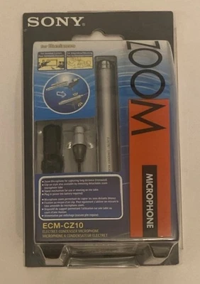 Sony Zoom Electret Condenser Microphone ECM-CZ10 - Image 1 of 4