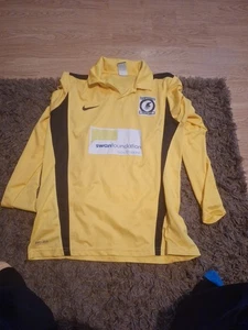 Poplar Community Football Club Yellow Shirt Size M - Picture 1 of 5