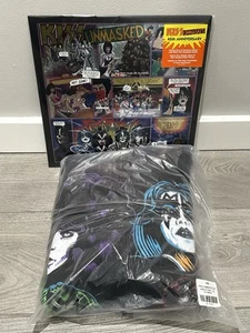 KISS Unmasked 45th Anniversary Picture Disc + Unmasked Zip Hoodie XL LE /500 - Picture 1 of 5