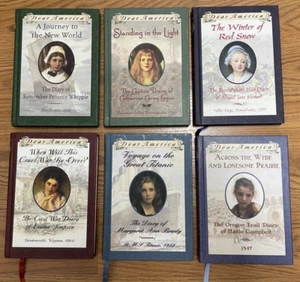 Lot 6 Dear America Series Historical Fiction Hardcover Books - Picture 1 of 2