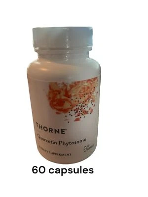 Thorne Research Quercetin Phytosome Dietary Supplement 60 Capsules Exp 6/2026 - Image 1 of 2