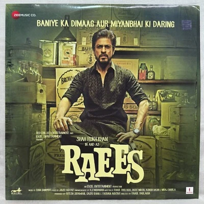 Raees LP Vinyl Record Music Ram Sampath Rare Bollywood Hindi Film Ost India Mint - Imagem 1 de 4