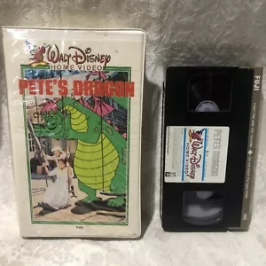 Vintage Walt Disney Home Video Original Pete's Dragon 1st Edition Clamshell VHS - Imagen 1 de 5