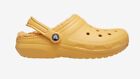Crocs Classic Lined Clog Slip On Shoes Canary Yellow Women?s 7 / Men?s 5. NEW