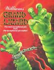 Williams Grand Lizard Pinball Game Flyer Arcade Advertising  1986
