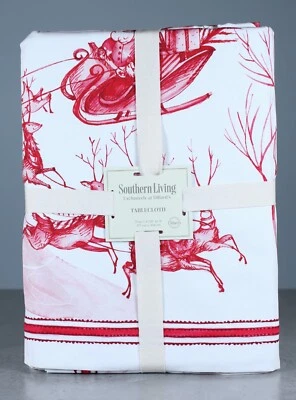 Mantel de Navidad Southern Living Red Toile 100% Algodón Oblongo 70 x 120 Foto 1 de 4