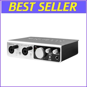 Versatile USB Audio Interface with Colorful Indicators - Perfect for Home Studio - Picture 1 of 9
